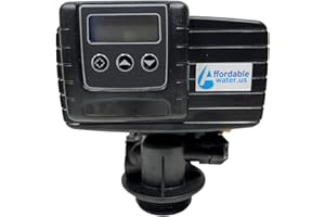 AFFORDABLEWATER.US Fleck 5600SXT Water Softener Replacement Valve - Digital Metered On Demand Head with Paddlewheel Meter
