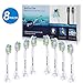 Compatible Philips Sonicare DiamondClean Replacement Toothbrush Heads, Brush Heads for Sonicare Electric Toothbrush,White 8 Count.Diamond-Shaped bristles.Premium Quality with Affordable Price.