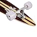 SANVIEW 42inch Complete Bamboo Longboard Skateboards Cruiser Black Fishtail 42inch
