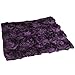 VivReal Purple Satin Rose Flower Square Pillow Cushion Pillowcase Case Cover