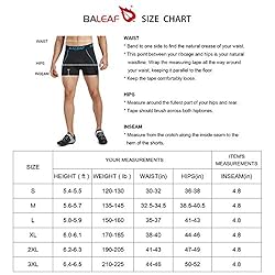 BALEAF Men's 3D Padded Bike Shorts Cycling