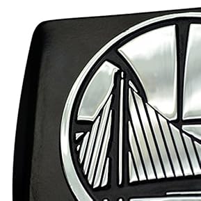 FANMATS 21008 New York Rangers Black Metal Hitch Cover with Metal Chrome 3D Emblem - Image 5