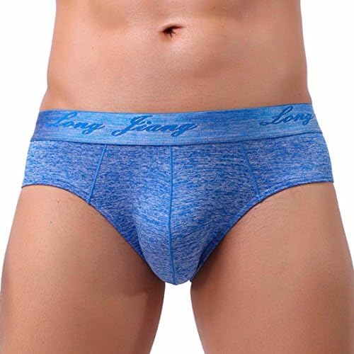 Starxin Sexy Men's Boxer Comfortable Soft Briefs Underpants Knickers Shorts Sexy Underwear (Blue, XL)
