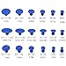 PIDINGER Paintless Dent Repair NylonTabs Hail Removal 18Pcs Blue