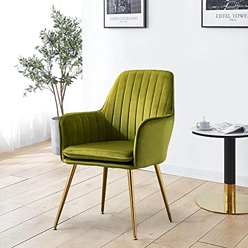 Altrobene Modern Accent Chair, Home Office Desk Chair, Kitchen Dinging