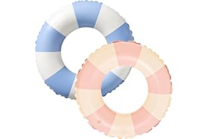 Audaisyly Children Swimming Ring, Inflatable Pool Floats Swim Tube Raft Toy with Fruits Mermaid Decorations Summer Water Fun Lounge Beach Lake Party Supplies for Kids