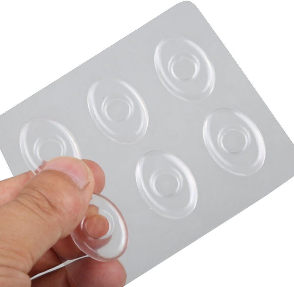 5Sheets(30pcs) Bunion Protector Pads Silicone Gel Corn Pain Relief Rings Gel Cushion Pad Caps Remover Shoes Stick: Health & Personal Care