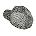 Grey Soft Herringbone Patchwork Cabbie Hat, Cute Wool Blend Chevron Newsboy Cap