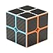 Twister.CK 2x2 Carbon Fiber Speed Cube, Durable with Vivid Color and Carbon Fiber Sticker, Smooth Magic Cube Puzzles, Brain Teasers for All Ages
