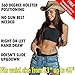 Black Stars Elastic Waistband Holster for Women Men - Comfortable Concealed Carry Belly Band Holster for Pistols Revolvers - Gun Holder