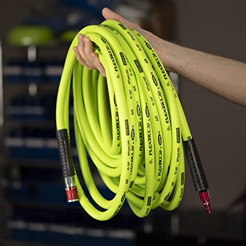 Flexzilla Air Hose withColorConnex Industrial Type D Coupler and Plug