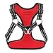 Best Pet Supplies Voyager Adjustable Dog Vest Harness Breathable No Pull Harness for Small, Medium, Large Dogs, Harness for Walking, Jogging, Easy Step-in, Reflective Stripes - Red, L