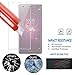 Sony Xperia XZ2 [3D Full Coverage] Screen Protector, PULEN [Scratch Resistant] [Ultra Clear][Easy-Install] 9H Tempered Glass Anti-Fingerprint Screen Protector for Sony Xperia XZ2 (Transparent)