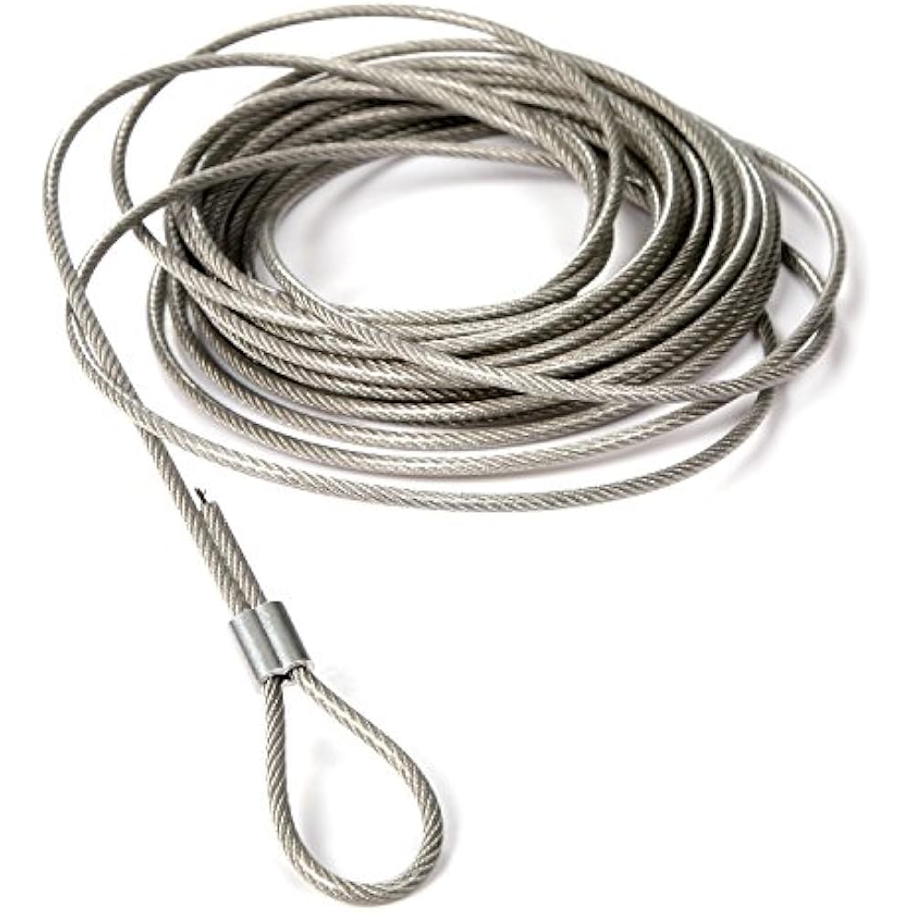 Clothesline, Galvanized Wire Outdoor Stainless Steel Cable Retractable
