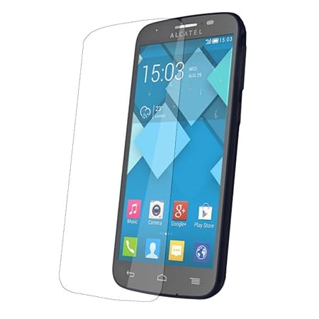 König-Shop Panzer Schutz Glas für Alcatel One Touch Pop 7040 Glasfolie Panzerfolie Schutzfolie - 9H Hartglas - 5 Stück