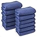 Sure-Max 12 Moving & Packing Blankets - Deluxe Pro - 80" x 72" (40 lb/dz weight) - Professional Quilted Shipping Furniture Pads Royal Blue primary
