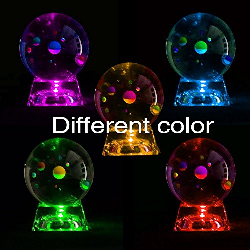 Sparsaa Crystal Solar System Crystal Ball With Crystal Stand