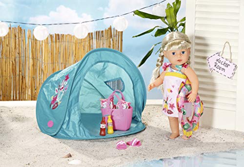 BABY born Urlaubs-Set mit Strandmuschel und Strandbekleidung für 43 cm Puppen, 829257 Zapf Creation – Bild 5
