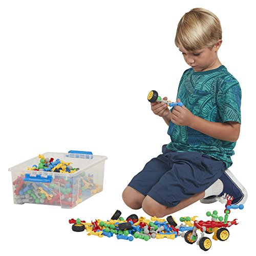 image for ECR4Kids Socket-to-Me Set Math Manipulatives Building Kit, Educational