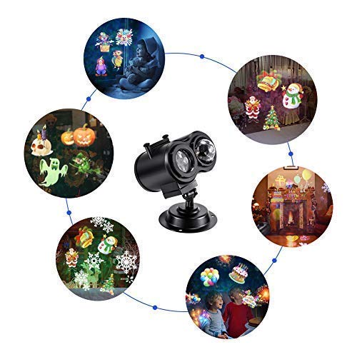 Openuye PJL01 PJL Led, Dual Decorative Outdoor Lighting Projectors