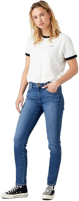 Damen Skinny, Airblue, 40W / 32L EU