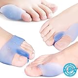 *NEW MATERIAL DESIGN* Bunion Relief Kit: #1 Recommended, NEW CoolTec Gel, Advanced Material Technology, Comfortable, Durable!! Rapid Foot Pain Relief, Perfect Posture (8pcs)