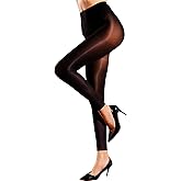 LUCKELF 10+ Colors Womens Footless Tights Ultra Soft Stretchy Pantyhose High Waist Stocking