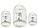 Elaan31 23622 Bird Cage Metal White 3pcs 20″ 14″ 11″ (3pcs 20″ 14″ 11″, White)thumb 2