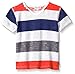 Splendid Boys' Striped Short Sleeve V-Neck Tee