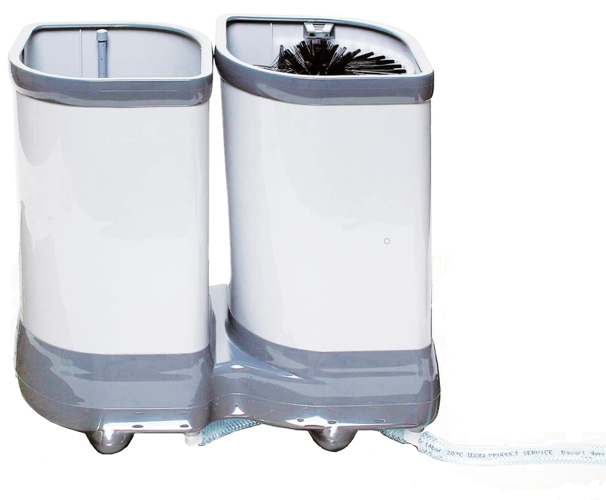 Fuchs Gastronomiebedarf GmbH Desktop Model - Delfin TS 2100 - Glass Flushing Device with Telescopic Re-Rinse Device - B-H-T - 40.0 x 35.5 x 20.0 cm