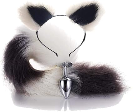 Ieyol Blanc Mixte Noir Peluche Chat Oreille Bandeau Et Set