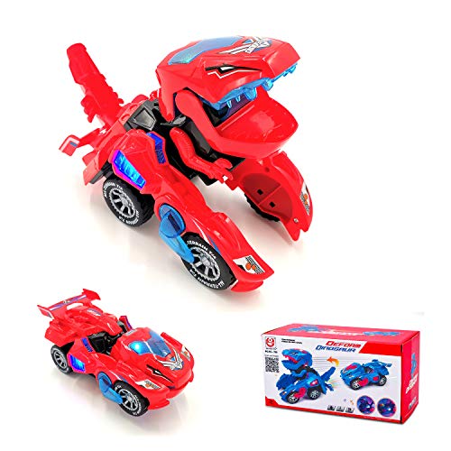 CYKT 36 Year Old Boy's Dinosaur Toy, Deformed Dinosaur Toy car with