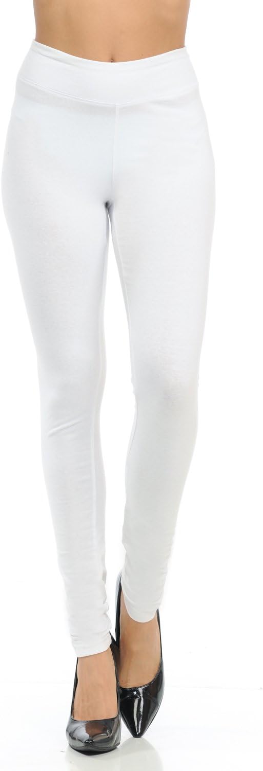 LoveInStyle Women's Juniors Plus Size High Waisted Cotton Layering Leggings