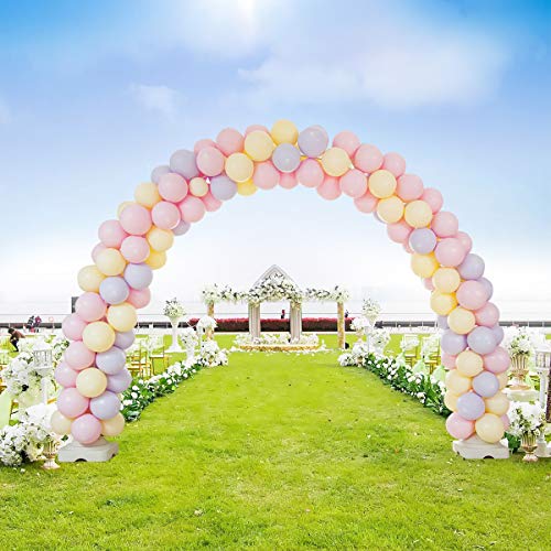 sexyrobot Balloon Arch Stand Kit,Balloon Column Bundle,7ftx13.5ft Adjustable Pole for Wedding Event Birthday Party Supplies Holiday Decoration