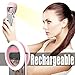Photo Shoot Selfie Ring Light Clip for iPhone iPad [Portable] Girl Night Light [36 LED Light Bulbs] for Perfect Face Slimming Brightness-Pink