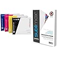 Sawgrass SG500 Sublimation Ink Cartridges Sublijet UHD - Bundle with 110 Sheets of SUBLIMAX brand sublimation paper (110 sheets per pack)