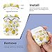 AirPods Case - Xmifer Airpods Case Cover for Apple Airpods 2/1 with Keychain Airpods Accessories(Lemon)