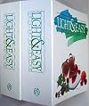 Light & Easy Cooking Collection (Two -2- Volume Menus-Recipes / Three -3- Ring Binders Set)
