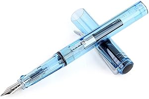 TransparentStudent Fountain Pen School Office Business Calligraphy Ink Writing Pens Stationery Supplies Durable Processing
