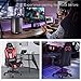 Gtracing Gaming Chair Fabric and Pu Computer Racing Office Chair High Back Backrest and Height Adjustable E-Sports Ergonomic Chair with Pillows Red