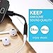 USB C to 3.5mm Headphone Jack Cable Adapter 2-Pack, AKwor Type C 3.1 Male to 3.5mm Female Stereo Audio Headphone Connector only for Motorola Moto Z, LeEco Le 2/Max 2, Not Fit for HTC (Black)