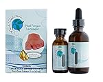 Toenail Fungus Treatment - Natural 2-Step Topical Anti-Fungal Solution with Pure Essential Oils - Removes Yellow from Infected Finger & Toe Nails