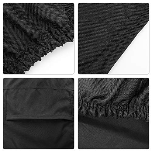 Anleolife Riding Lawn Mower Cover,All-Weather-Proof Garden Tractor Cover Up to 54" Decks, 600D Marine Grade Fabric with PU Coating -L72xW44xH43 - Thumbnail 4