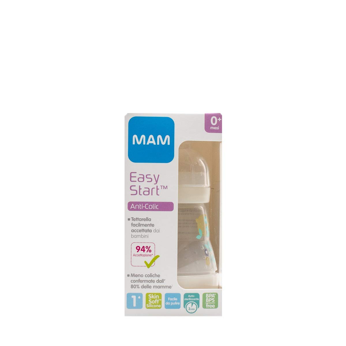 MAM First Bottle Anti-Colic 160ml 0m+