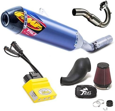 Chad Wienen Yamaha Yfz450r Fmf 4.1 Exhaust Blue Carbon Cap & Vortex & FCI 2009-2020