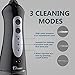 Ovonni Portable Water Flosser Cordless Oral Irrigator Electric USB Rechargeable Dental Care with 3 Modes and 200ML Water Tank IPX7 Waterproof Teeth Cleaner with 6 Jet Tips Replacement