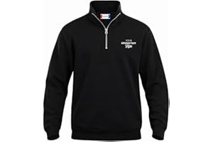 Custom Quarter Zip Pullover – Personalized Sweatshirt with Your Logo or Text – Premium Heavyweight Fleece Half Zip for Busine