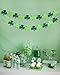 43PCS St. Patrick 's Day Decorations - Shamrock Clover Banners Lucky Garland Hanging Swirls Balloons Green Party Supplies Ornaments - No DIY Required