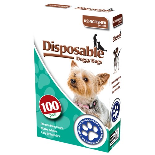 Best Price Square Dog Waste Bag 100pk (White, Disposable, Plastic)