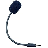 NewTH Replacement Game Microphone for JBL Quantum 100 Q100/350/100P/100X/360P Gaming Headsets on PS5 PS4 PC Xbox MAC,Detachable Noise Cancelling Crystal-Clear Game Voice Mic Boom, 2.5mm Jack